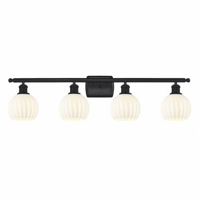 White Venetian - 4 Light Bath Vanity In Modern Style-9 Inches Tall and 36 Inches Wide