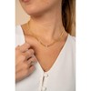 SHINE by Sterling Forever Curb Chain Necklace with Stationed CZ - 2 of 3