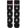 Top Gun Novelty Top Gun Fighter Jet 2-Pk Knit Men's Crew Socks Shoe Size 6-12 - 4 of 4