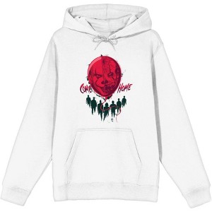 It Chapter 2 Scary Clown Balloon Adult Long Sleeve Hoodie - 1 of 2