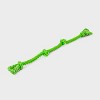 36" Rope Dog Toy - Boots & Barkley™ Green - 3 of 4