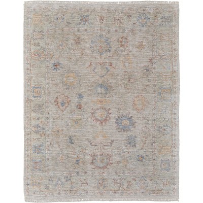 Caldwell Transitional Floral & Botanical Brown/Tan/Blue Area Rug