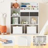 Kids Bookshelf with Drawers 47.8in Toy Storage Organizer Modern Bookcase with Cubbies Wooden Toy Chest - 4 of 4