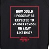 Women's - Ferris Bueller's Day Off - How Could I Possibly Lightweight French Terry Wide Neck Long Sleeve Shirt - 2 of 4