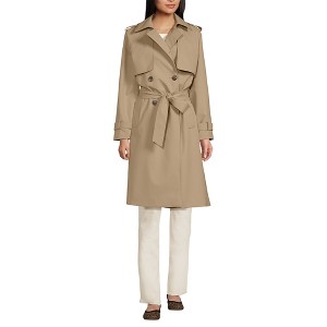 Lands' End Women's Squall Waterproof Modern Trench Coat - 1 of 4