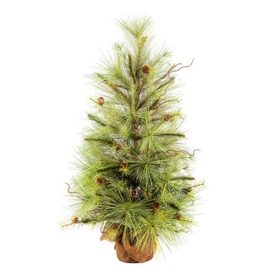 Vickerman Jasper Pine Series Artificial Christmas Tabletop Tree