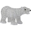 Northlight Lighted Commercial Grade Acrylic Polar Bear Outdoor Christmas Decoration - 28" - Pure White LED Lights - 4 of 4
