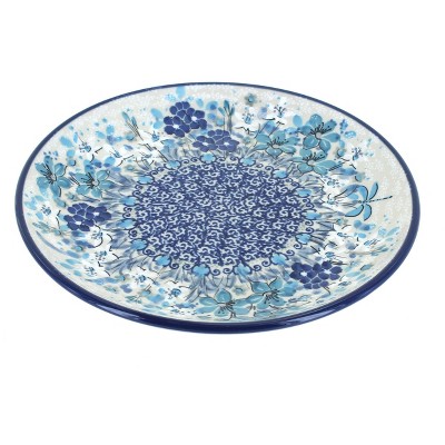 Blue Rose Polish Pottery Sydney Dessert Plate