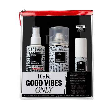 IGK Good Vibes Only Smoothing Frizz Fighters Gift Set - 5.6oz - Ulta Beauty