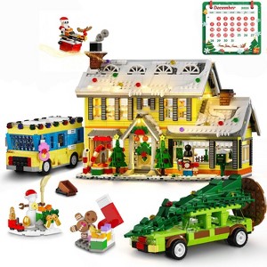 HOGOKIDS 24 Days Advent Calendar Christmas Holiday House Building Set Toys for Adults and Kids Aged 12+ - 1 of 4
