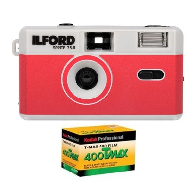 Ilford Sprite 35-II Reusable/Reloadable 35mm Analog Film Camera with Kodak Film