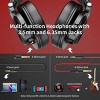 OneOdio A71 Hi-Res Studio Recording Headphones - Wired Over Ear Headphones, with Stereo Sound, 3.5/6.35MM Jack for PC Computer DJ Guitar - 3 of 4