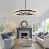 36 Lights, 36 Inch, Dimmable Round Crystal Goblet Chandelier - 3 of 4