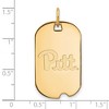 Black Bow Jewelry 10k Yellow Gold Pittsburgh Panthers NCAA Pendant - 2 of 3