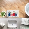 Stupell Industries Patriotic Flower Jars Printed Plush Bath Mat And Bath Rug, Design By Kim Allen, 18"X30" - 3 of 4