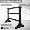 Naysaye Exercise Trainers Dumbbell Rack Stand with Barbell Holder Heavy Duty Storage for Home Gym and Living Room Use, Black, 51.97"*21.85"*6.5" - 4 of 4
