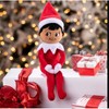 The Elf on the Shelf 12" Plushee Pal Snuggler Elf Dark Tone Girl & Boy, Ages 3+ - 4 of 4