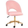 LOVMOR Upholstered Home Office Chair - 3 of 4
