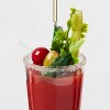 Glass Bloody Mary Cocktail Christmas Tree Ornament Red - Wondershop™ - 3 of 3