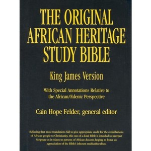 Original African Heritage Study Bible-KJV - Large Print by  Cain Hope Felder (Leather Bound) - 1 of 1