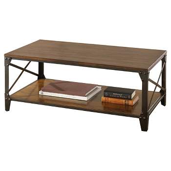 Winston Cocktail Table Rustic Cherry - Steve Silver