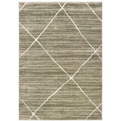 Oriental Weavers Carson 9661A Grey/ Ivory Indoor Area Rug - 6'7" x 9'2"