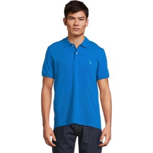 U.S. Polo Assn. Men's Slim Fit Solid Pique Polo With Small Pony Polo Shirt - 1 of 4