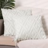 Unique Bargains Patterned Soft Shaggy Plush Faux Fur Throw Pillow Covers Set 4 Pcs - image 2 of 4