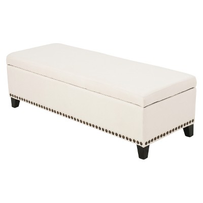 Isra Storage Ottoman - Beige - Christopher Knight Home