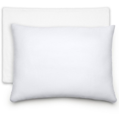 Toddler Pillow with Cotton Pillowcase, 13"x18", Kids Pillow for Sleeping by Comfy Cubs - 1 Pack