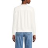 Lands' End Women's Long Sleeve Lightweight Jersey Surplice Blouse - 2 of 3