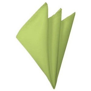 TheDapperTie - Men's Solid Color 10 Inch x 10 Inch Pocket Squares Handkerchief - 1 of 3