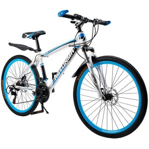 Topteng 26" Mountain Bike, 24-Speed MTB with Disc Brake - 1 of 4