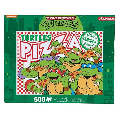 Aquarius Puzzles Teenage Mutant Ninja Turtles Pizza 500 Piece Jigsaw Puzzle