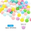 Unique Bargains Creative DIY Craft Decoration Home Art Supplies Pom Poms 0.8" - 2 of 4