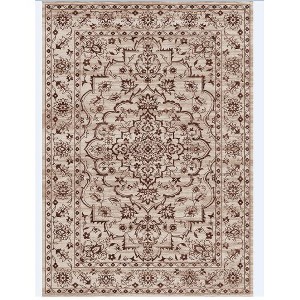 Garvee Boho Area Rugs,Washable Area Rug,Ultra Thin Low Pile Floral Rug,Soft Stain Resistant Carpet with Non Slip Backing - 1 of 1