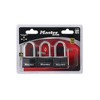 Master Lock 2pk 30mm Key Lock Black : Target