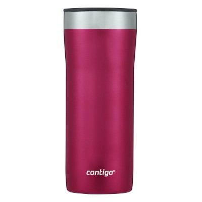 Contigo 24oz Streeterville Stainless Steel Tumbler with Straw Dragon Fruit