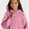 Girls' Solid Windbreaker Jacket - All In Motion™ - 3 of 3