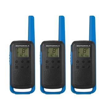 Motorola Solutions Talkabout T270 Two-Way Radio, 25 mile range, Black W/Blue
