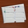 HG Art Concepts Painters Color Diary Swatch Card Protector Sleeves - Pack of 2, Size 12, 6 Card Pockets Per Sleeve, Clear Polypropylene, Fit Size 12 - 3 of 4