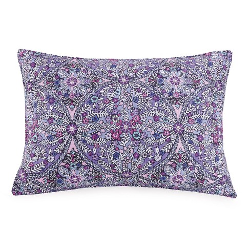 Standard Kaleidoscope Pillow Sham Purple Vera Bradley Target