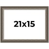 PosterPalooza | Weathered Black Picture Frame - UV Acrylic, Backing Board, Hanging Hardware Included - 2 of 4