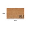 HomeRoots 24" X 36" Natural And Brown Halloween Halloween Outdoor Coir Door Mat - 3 of 3