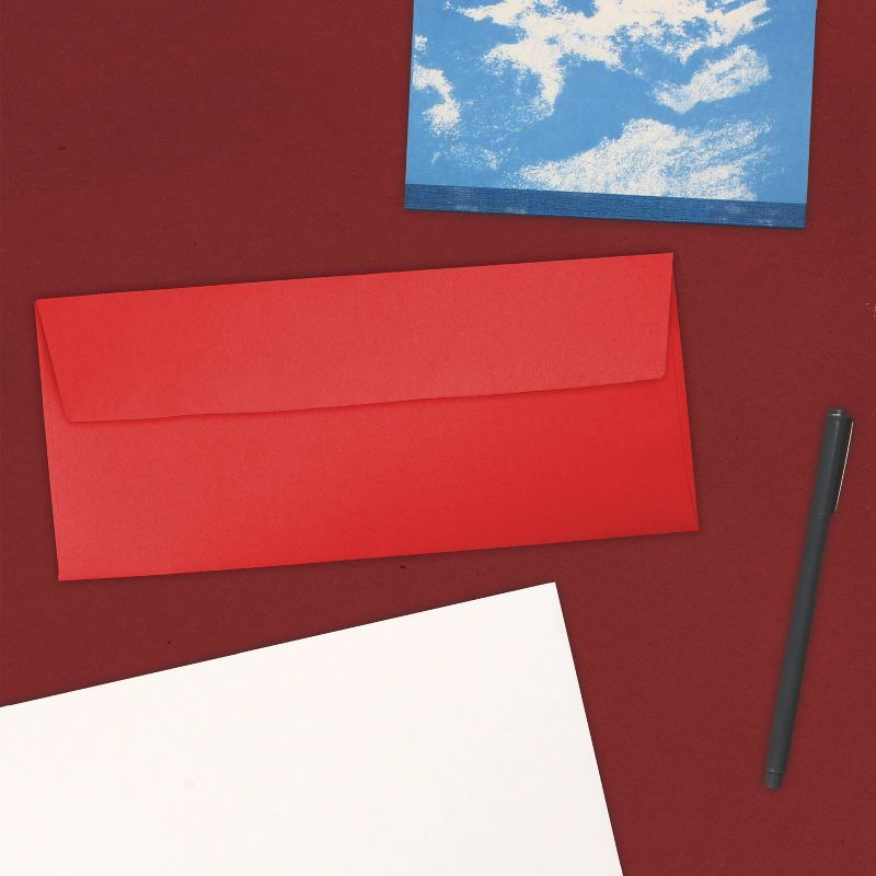 JAM Paper 50pk #10 Brite Hue Envelopes 4.125" x 9.5", 3 of 5