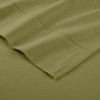 Pointehaven 180 GSM Brushed Cotton Solid Soft Flannel Deep Pocket Oversized Sheet Set - 4 of 4