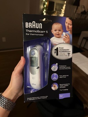 Braun Digital Ear Thermometer for Babies, Kids, Toddlers and Adults,  ThermoScan 5 IRT6500, Display is Digital and Accurate, Thermometer for  Precise