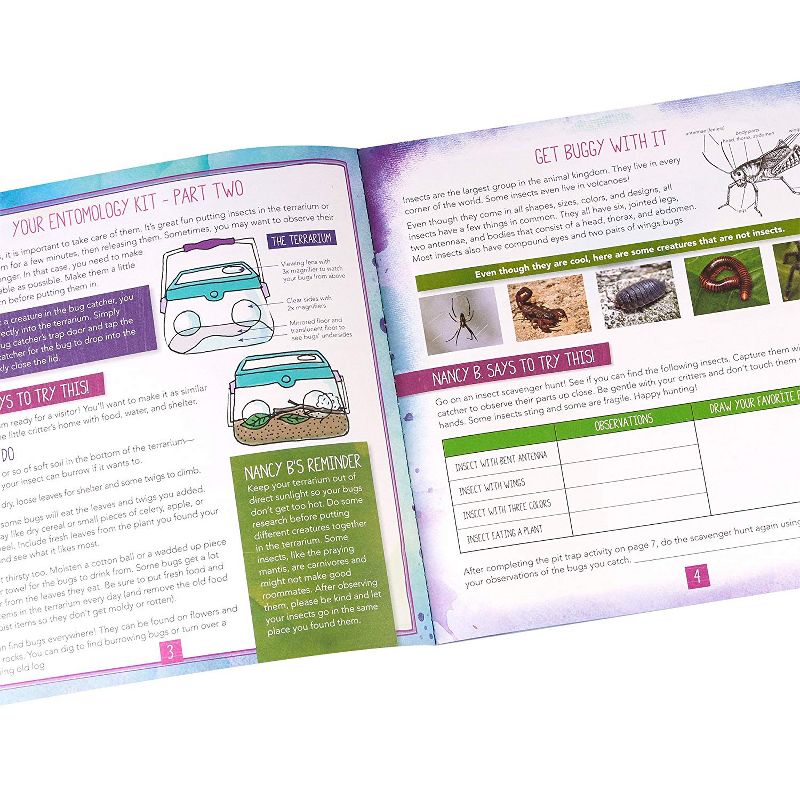 Educational Insights Nancy B's Science Club Bug Discovery Lab & Incredible Insects Activity Journal, Ages 8+, 6 of 8