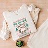 Simply Sage Market S.W.Smiley The Most Wonderful Time Smiley Lightweight Garment Dyed Sweatshirt - 3 of 4