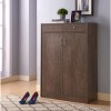 NicBex 5-Tier Shoe Cabinet with 2 Doors and 2 Drawers Modern Freestanding Shoe Rack Organizer with Adjustable Shelves for Entryway - 2 of 4